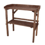 Potting Table, Wood, Brown