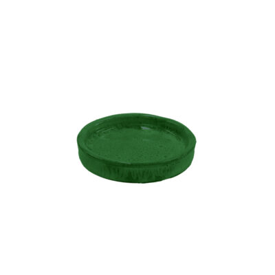 Glazed Saucer for PP019, Green - Small