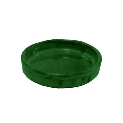 Glazed Saucer for PP021, Green - Large