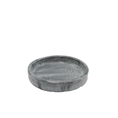 Glazed Saucer for PP028, Gray - Medium