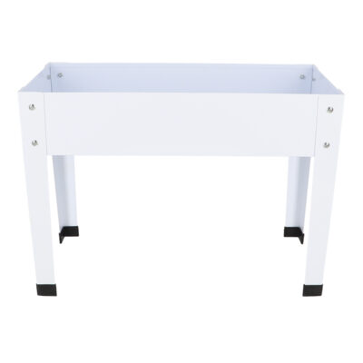 Raised Flower Bed, White - Small