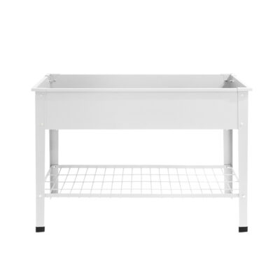 Raised Flower Bed, White - Large