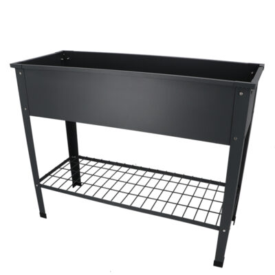 Raised Flower Bed, Gray - Large
