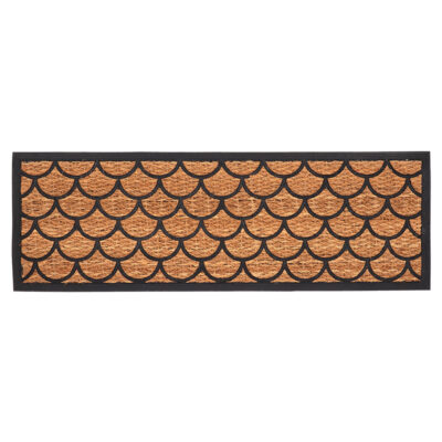 Shingle Doormat, Rubber/Coconut Fiber - X Large