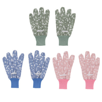 Diapositive Gardening Gloves, 3 Asst. Colors