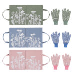 Diapositive Garden Gloves and Kneeling Pad Set, 3 Asst. Colors
