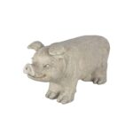 Pig Bench, Fiberstone, Gray