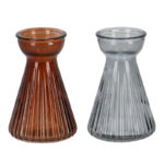 Bulb Vase, 2 Assst. Colors - Small