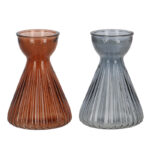 Bulb Vase, 2 Assst. Colors - Medium