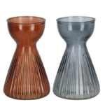Bulb Vase, 2 Assst. Colors - Large
