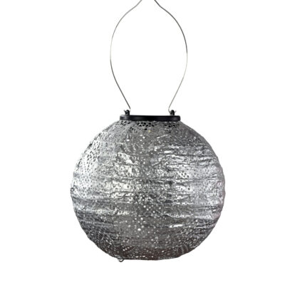 Round Topaze Lantern, Silver