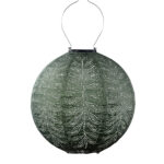 Round Folia Lantern, Sage Green