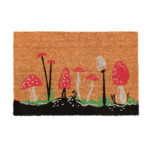 Mushroom Coir Doormat - Medium