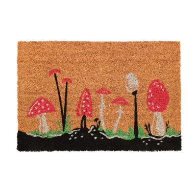 Mushroom Coir Doormat - Medium