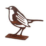 European Robin Rust Silhouette