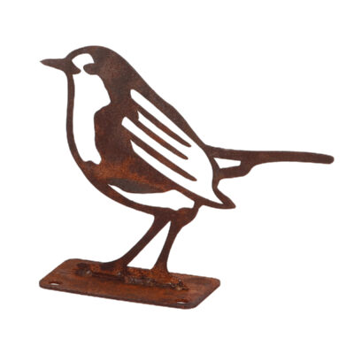 European Robin Rust Silhouette