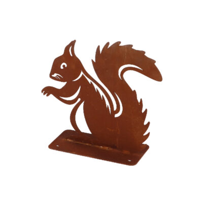 Squirrel Rust Silhouette