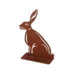 Hare Rust Silhouette