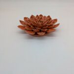 Dahlia Ceramic Flower, Orange - Large