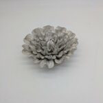Ruffled Flower Ceramic Flower, Rose - Large
