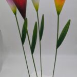Metal Calla Lily Garden Stake, 4 Asst. Colors