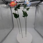 Metal Daisy Garden Stake, 4 Asst. Colors