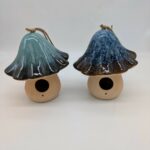 Fairy Mushroom Birdhouse, 2 Asst. Colors