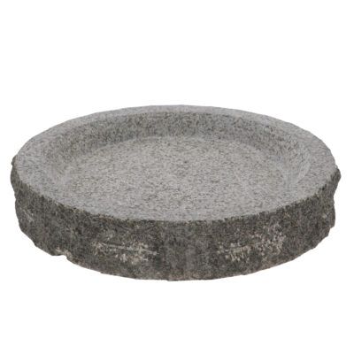 Round Bird Bath, Granite - Large
