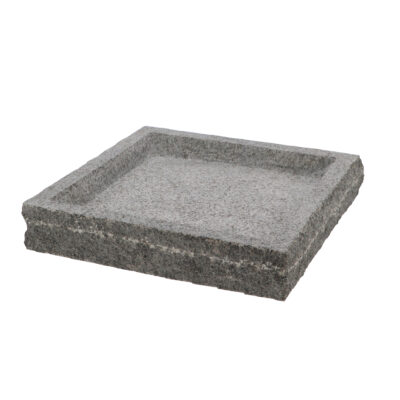 Square Bird Bath, Granite